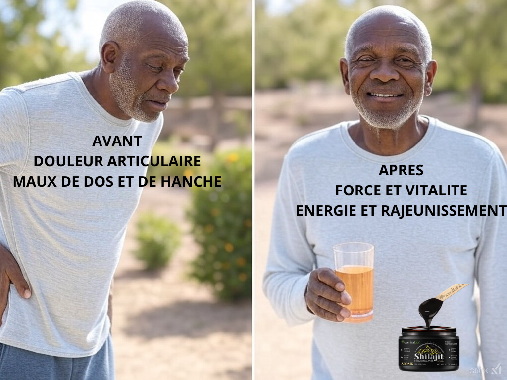 SHILAJIT Naturel pure de l'Himalaya homme & femme: Source de Vitalité et de Bien être