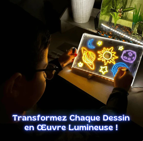 🎨 Tablette Lumineuse à Dessin Illumikids™